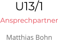 U13/1 Ansprechpartner Matthias Bohn